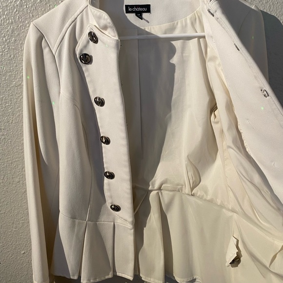 SMALL WHITE COLONIAL VINTAGE COAT - Picture 6 of 7